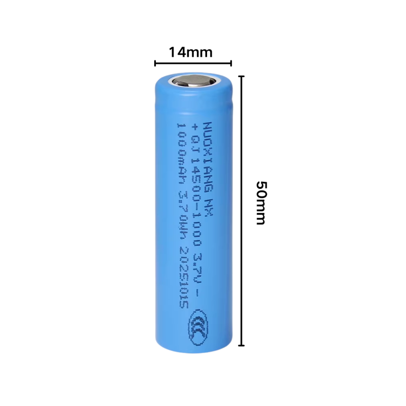 Load image into Gallery viewer, 14500 1000mAh 3.7V-4.2V Rechargeable Li-Ion Battery - Polar Tech Australia
