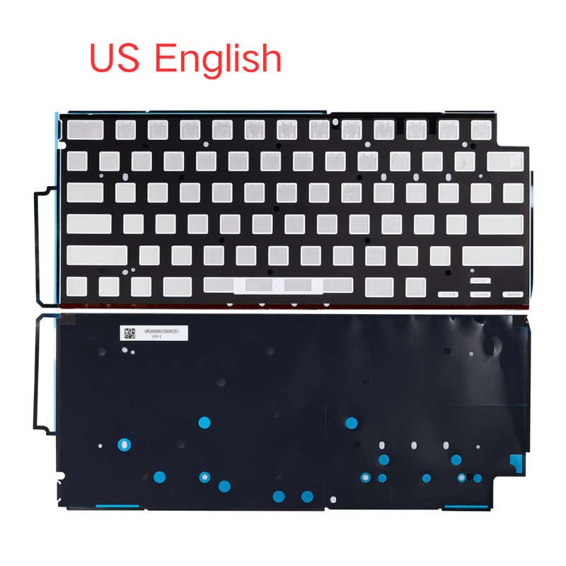 Load image into Gallery viewer, MacBook Air 15" A3241 (2025) - Keyboard Backlight Sheet US UK English Layout
