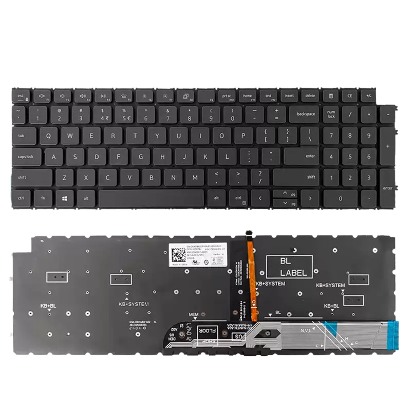 Chargez l'image dans la visionneuse de la galerie, Dell Inspiron 15 3535 DC15250 PV15250 P108F P117F Series - Laptop Keyboard With Backlit US English Layout

