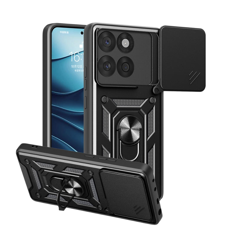 Load image into Gallery viewer, Motorola Moto Edge 60 Fusion - Heavy Duty Ring Holder Case with Shockproof &amp; Camera Guard Design - Polar Tech Australia

