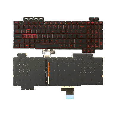 ASUS TUF Gaming FX80G FX80 FX504 FX504G - Keyboard With Back Light US Layout Replacement Parts - Polar Tech Australia
