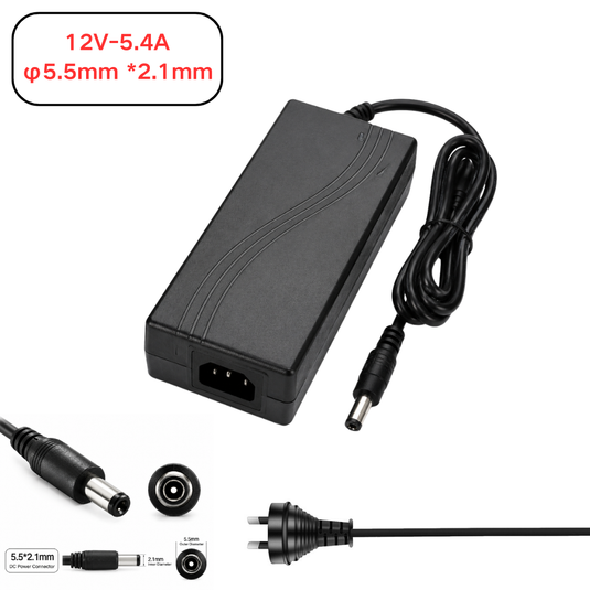 [12V-5.4A][5.5*2.1mm] OEM Reolink RLN36 NVRs PoE Series - Intercom System Power Supply Adapter