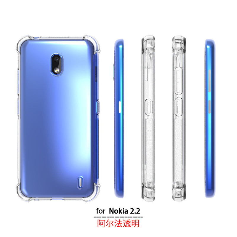 Chargez l&#39;image dans la visionneuse de la galerie, Nokia 2.2 - AirPillow Cushion Transparent Soft Clear TPU Four Corners Protective Case - Polar Tech Australia
