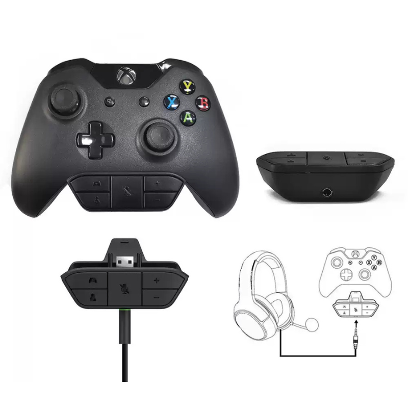 Cargue la imagen en el visor de la galería, Xbox One S Controller Headset Adapter, Stereo Voice Chat - Polar Tech Australia
