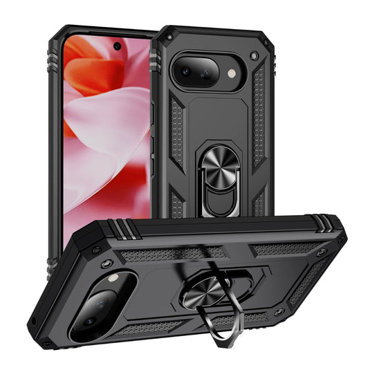 Google Pixel 9A - Shockproof Heavy Duty Hard Bumper Rugged Mobile Phone Case