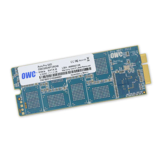 [OWC Aura Pro 6G SSD] Apple Macbook 13" 15" Retina Display A1425 A1398 (Year 2012 - 2013) - SSD Solid State Hard Drive - Polar Tech Australia