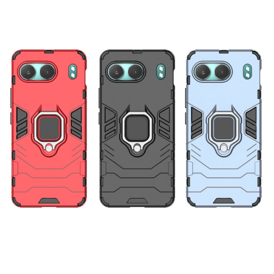 OnePlus Nord 4 - Heavy Duty Armor Case With Ring Holder Stand
