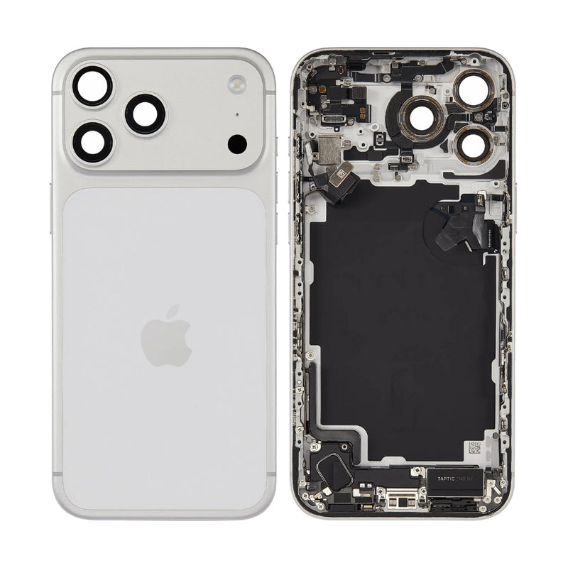 Cargue la imagen en el visor de la galería, [Assembly With Flex] Apple iPhone 17 Pro Max - Back Rear Glass With Steel Plate With Wireless NFC Charging MagSafe Magnet &amp; Flashlight Flex

