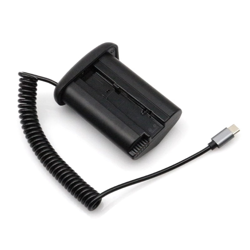 Load image into Gallery viewer, [LP-E19][Type-C] Canon EOS 1 DX Mark II / 1DX / 1Ds Mark III / 1Dx MarkIV / 1DS3 / 1DC - Cameras Spring Cable Dummy Battery - Polar Tech Australia
