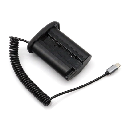 [LP-E19][Type-C] Canon EOS 1 DX Mark II / 1DX / 1Ds Mark III / 1Dx MarkIV / 1DS3 / 1DC - Cameras Spring Cable Dummy Battery - Polar Tech Australia