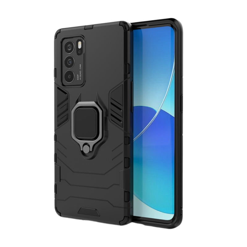 Load image into Gallery viewer, OPPO Reno6 Pro 5G (CPH2249) - Heavy Duty Armor Case With Ring Holder Stand - Polar Tech Australia
