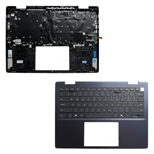 Dell Inspiron 14 7440 7445 2-In-1 Series - Laptop Palmrest Cover Frame With Keyboard US English Layout