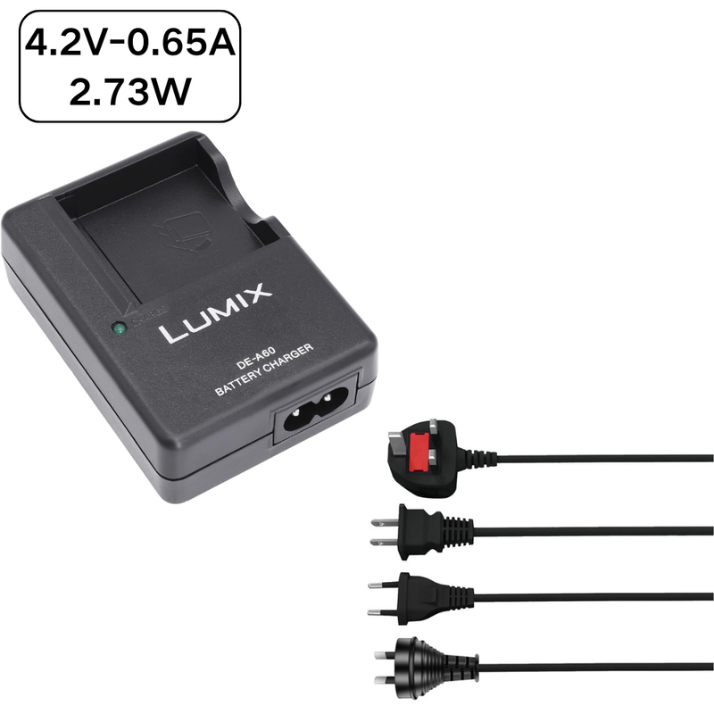 Load image into Gallery viewer, [DE-A60][4.2V-0.65A] Panasonic Lumix DMW-BCK7 DMW-BCK7E Series - Camera Charger Power Supply Adapter
