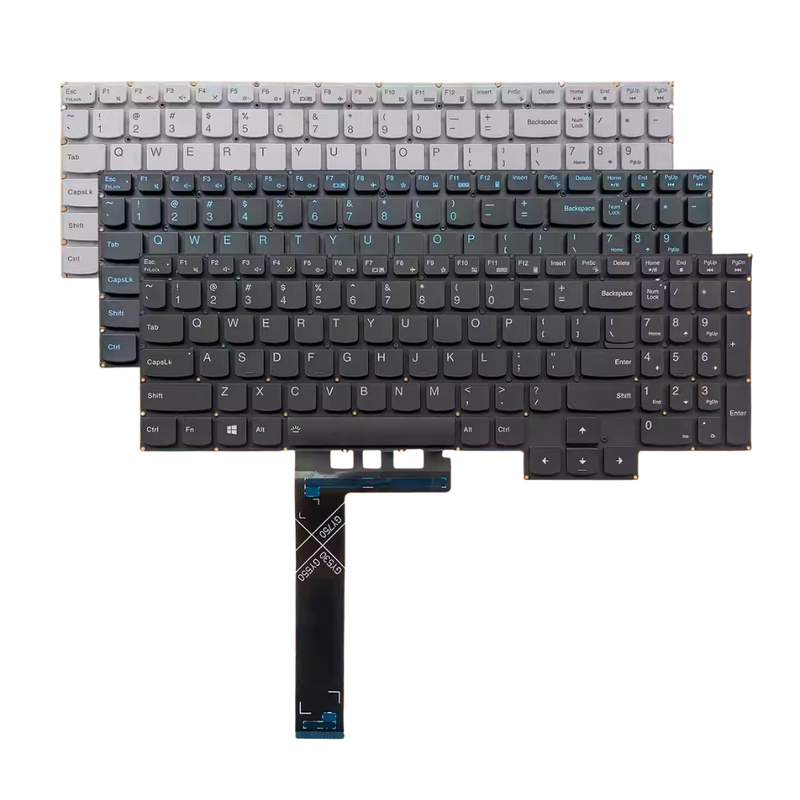 Cargue la imagen en el visor de la galería, Lenovo Legion 7 17IMH05 17ARH05H 17IMH05H 17ACH0H Series - Laptop Keyboard With Backlit US English Layout - Polar Tech Australia
