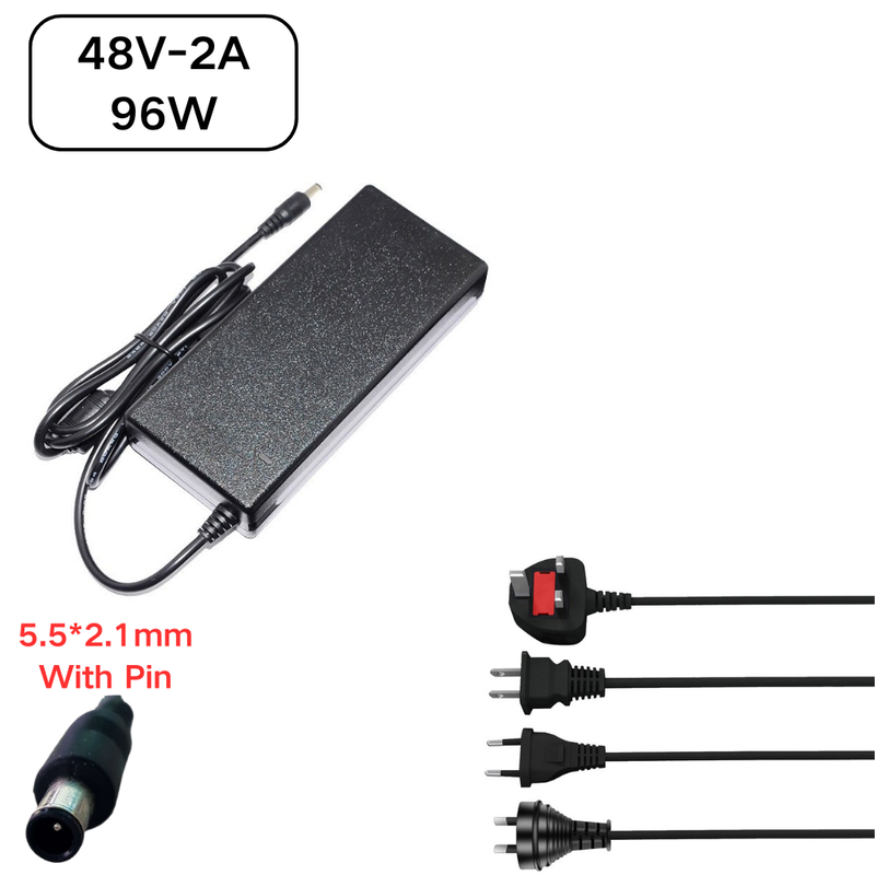 Load image into Gallery viewer, [48V-1.5A~2A][5.5*2.1mm With Central Pin] OEM Swann NVR8-7300 7400 7285 Series - Power Supply Adapter Wall Charger - Polar Tech Australia
