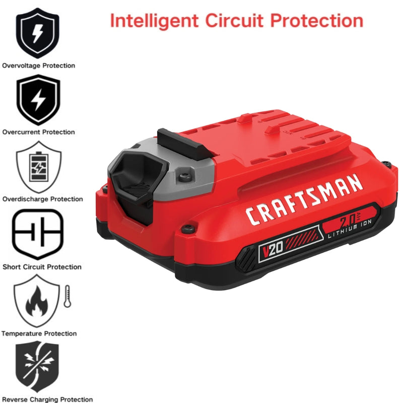 Load image into Gallery viewer, [CMCB202] Genuine Original Craftsman 20V 2.0A - Replacement Electrical Tool Li-ion Battery - Polar Tech Australia
