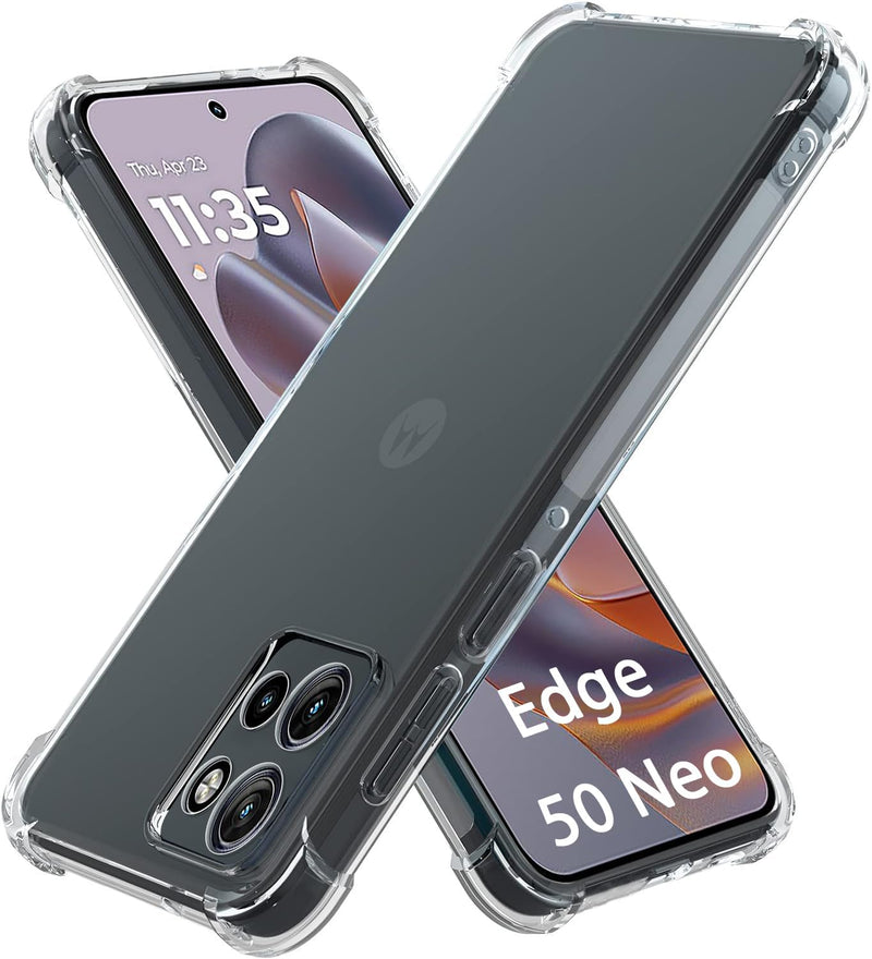 Chargez l&#39;image dans la visionneuse de la galerie, Motorola Moto Edge 50 Neo/S50/ThinkPhone 25 - AirPillow Cushion Transparent Soft Clear TPU Four Corners Protective Case - Polar Tech Australia
