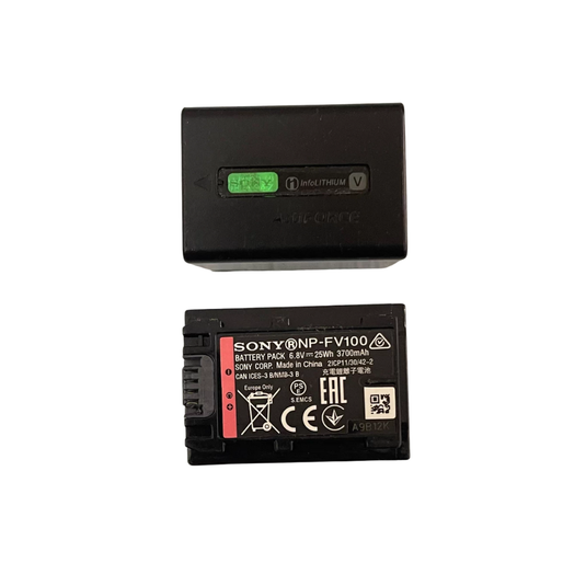 [NP-FH100 / NP-FV100] Sony FDR-AX700 HDR-CX900E HDR-CX400E - Camera Replacement Battery - Polar Tech Australia