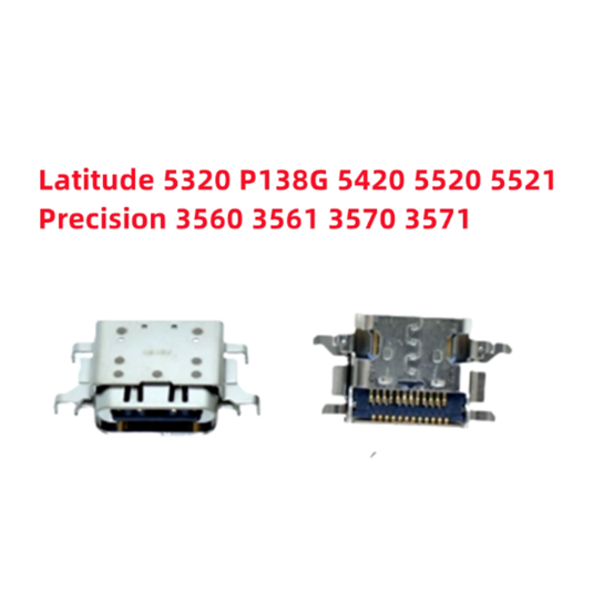 Dell Latitude 5320 5330 5431 P139G Series - Laptop Type C USB C DC Power Jack Charging Port