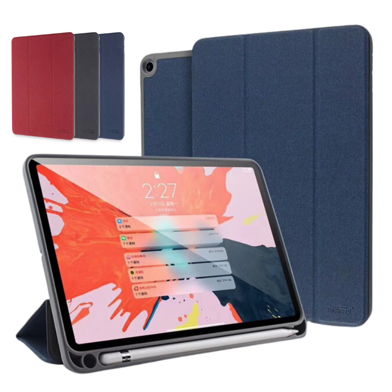 Load image into Gallery viewer, Apple iPad 7th(2019)/iPad 8th(2020)/iPad 9th(2021) 10.2&quot; &amp; Air 3 &amp; Pro 2 10.5“ Mutural Smart Stand PU Leather Business Style Case - Polar Tech Australia
