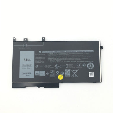 [93FTF] Dell Latitude 5280 / 5290 / 5480 / 5490 / 5491 / 5495 / 5580 / 5590 / 5591 Series - Laptop Replacement Battery