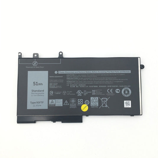 [93FTF] Dell Latitude 5280 / 5290 / 5480 / 5490 / 5491 / 5495 / 5580 / 5590 / 5591 Series - Laptop Replacement Battery