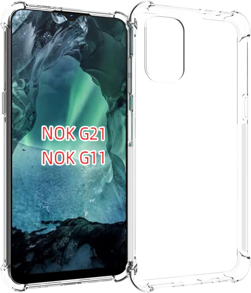 Load image into Gallery viewer, Nokia G21/G11 - AirPillow Cushion Transparent Soft Clear TPU Four Corners Protective Case - Polar Tech Australia
