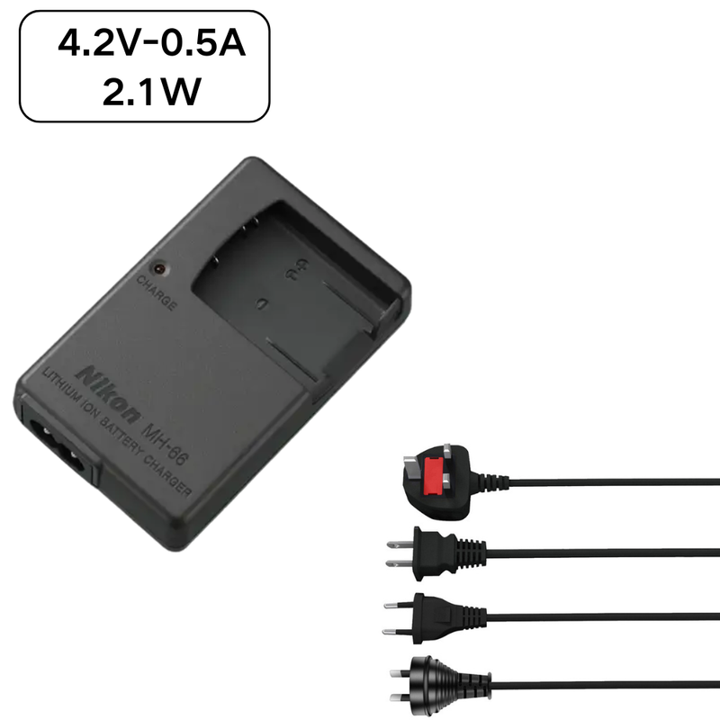 Cargue la imagen en el visor de la galería, [MH-66][4.2V-0.5A] Nikon EN-EL19 Coolpix S100 S2500 S2700 S2800 Series - Camera Charger Power Supply Adapter - Polar Tech Australia
