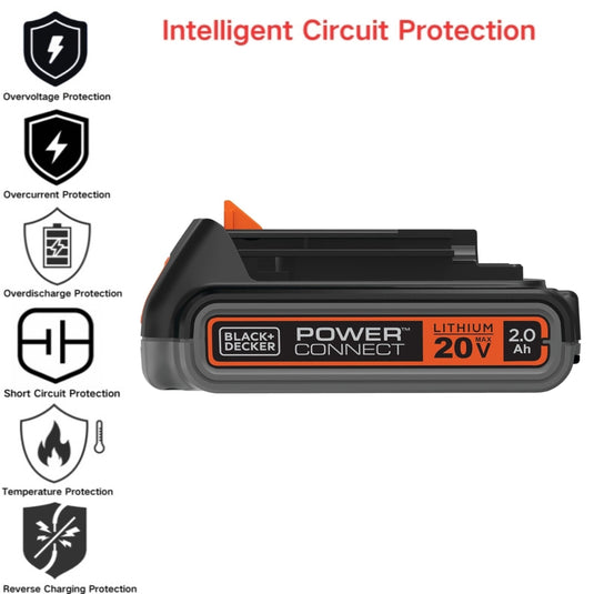 [BL2018] Genuine Original Black & Decker (18V) - Replacement Electrical Tool Li-ion Battery - Polar Tech Australia