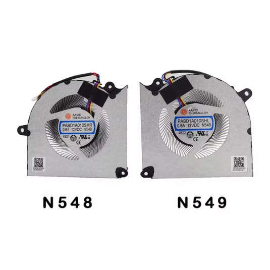 MSI Crosshair PABD1A010SHR N548 PABD1A010SHL N549 DC 12V Series - Laptop CPU & GPU Cooling Fan Cooler