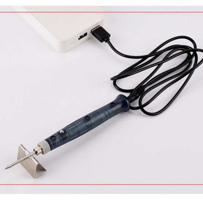 Cargue la imagen en el visor de la galería, [XINLITAI] [8W] USB Portable soldering iron household repair welding pen 8W constant temperature fast heating - Polar Tech Australia

