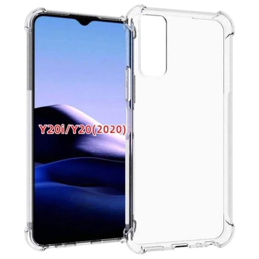 Vivo Y20/Y20i/Y20s - AirPillow Cushion Transparent Soft Clear TPU Four Corners Protective Case - Polar Tech Australia