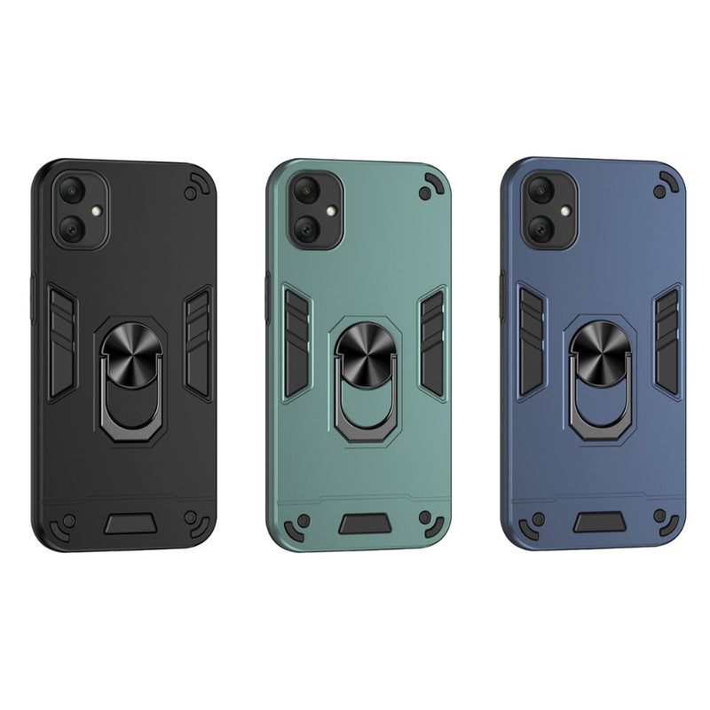 Chargez l&#39;image dans la visionneuse de la galerie, Samsung Galaxy A06 4G (SM-A065) - Shockproof Metal Ring Holder Phone Case
