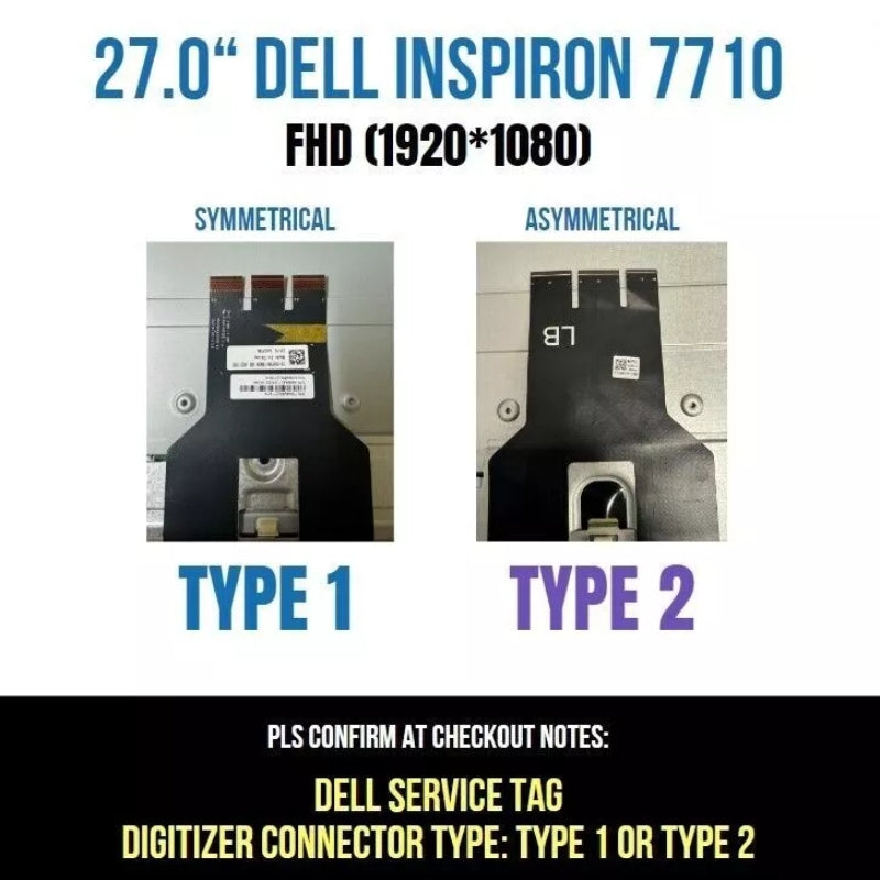 Load image into Gallery viewer, Dell Inspiron 27 inch 7790 9900 7780 7770 MV270FHM-N30 AIO - Laptop LCD Display Touch Screen Digitizer Panel Assembly - Polar Tech Australia
