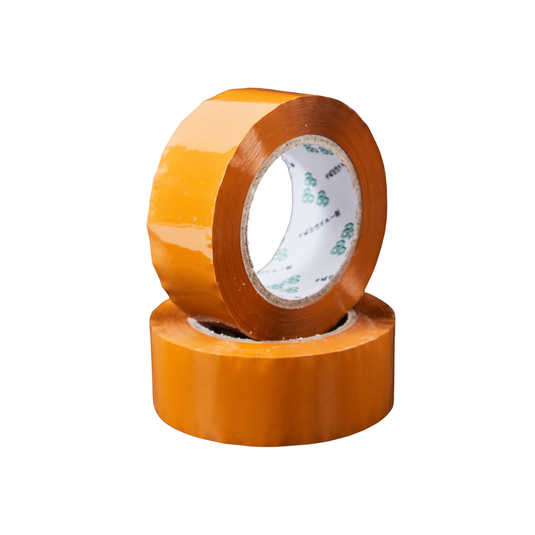 [48mm Wide/100M] Heavy Duty Yellow Packing Adhesive Tape Carton Sealing Tape Able To Obscure Information