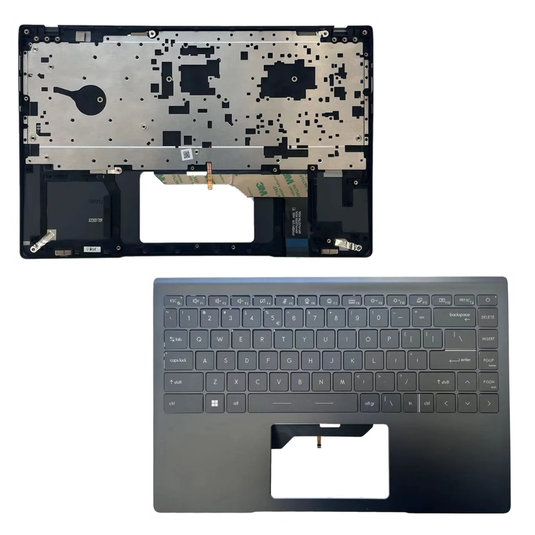 MSI Prestige 14 MS-14C1 14C2 14C4 Series - Laptop Palmrest Keyboard Frame Cover US Layout