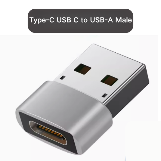 Adaptador OTG de puerto USB-A macho USB 2.0 a tipo C USB C