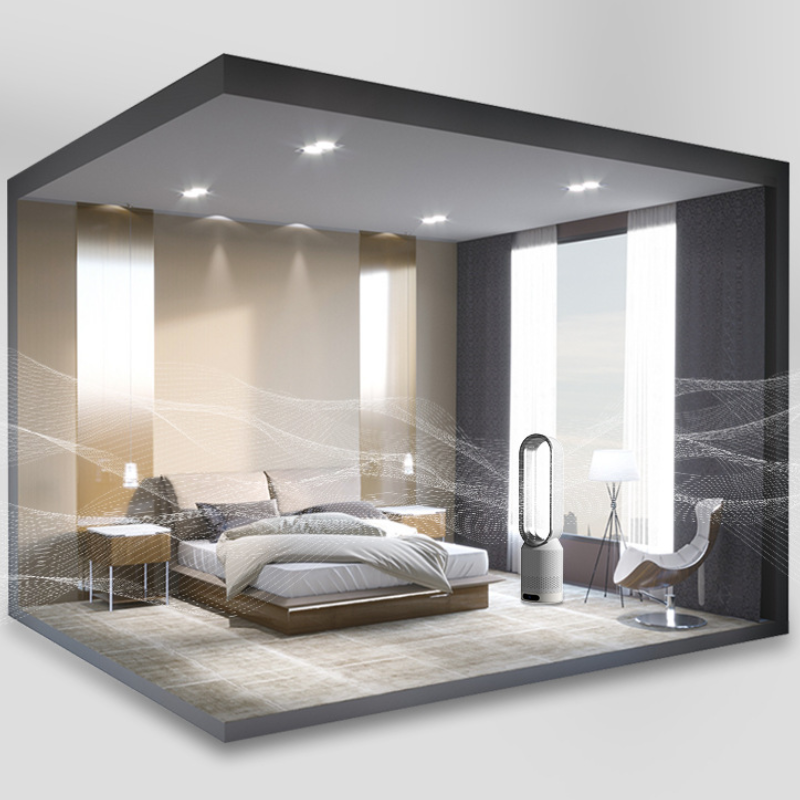 Cargue la imagen en el visor de la galería, 42 inch Bladeless Cooling Fan Air Purification Stand Portable Air Conditional
