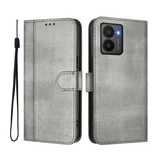 HMD Skyline - Line Splicing Buckle Retro Leather Phone Case