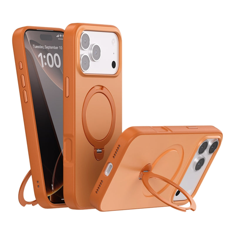 Load image into Gallery viewer, Apple iPhone 17 Pro - Contrast Color Rotation Holder Magsafe Phone Case
