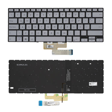 ASUS ZenBook Flip 14 UX462 UX462DA UX462FA - Keyboard With Back Light US Layout Replacement Parts - Polar Tech Australia