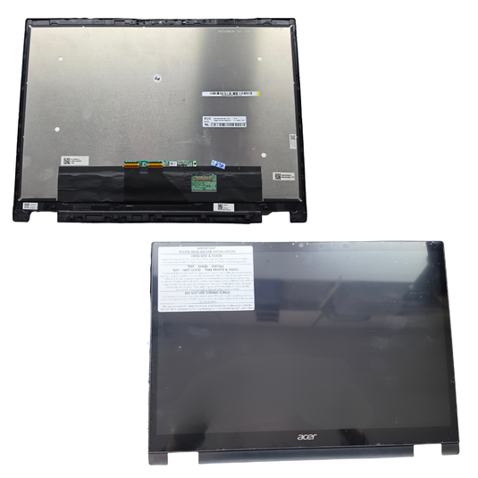 [With Bezel Frame] Acer KL.1400E.020 NV140WUM-N41 V8.1 14" 14.0 Inch Series - Laptop Touch Display LCD Screen Module Digitiser Assembly