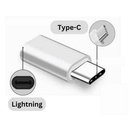 Apple Lightning To Type-C USB-C  Port OTG Adapter