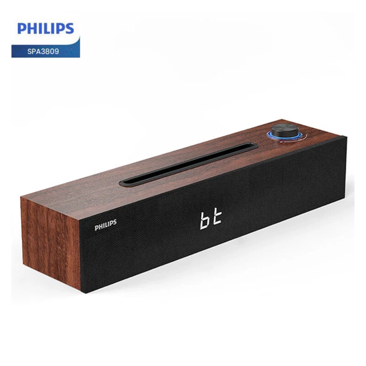 [SPA3809][Phone Stand] Philips Speaker Bluetooth 5.3 USB Dual Connection Methods Strip Shape - Polar Tech Australia
