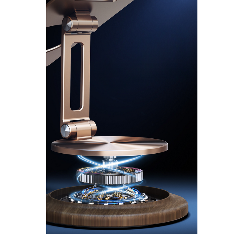 Load image into Gallery viewer, Boneruy 360-Degree Rotating Phone and Tablet Stand - Foldable Aluminum Alloy Holder - Polar Tech Australia
