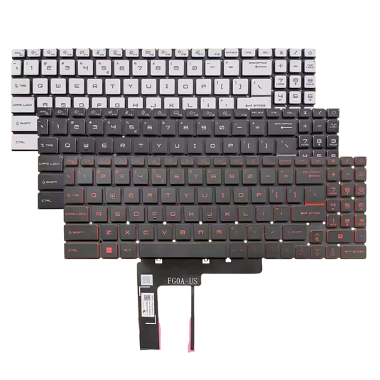 MSI Stealth A16 AI+ Studio A1V MS-15F3 MS-15F4 Series - Laptop Keyboard With Backlit US English Layout - Polar Tech Australia