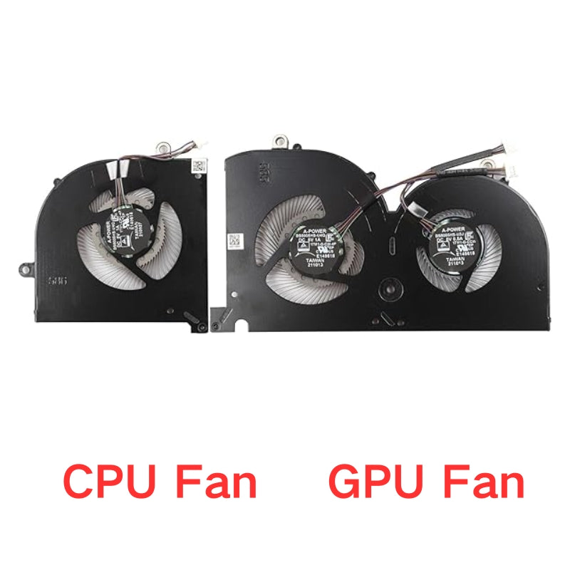 Chargez l&#39;image dans la visionneuse de la galerie, MSI GS76 WS76 Creator 17 GS76 Stealth 11UE 11UG 11UH MSI-17M1 17M1-CPU Series - Laptop CPU &amp; GPU Cooling Fan - Polar Tech Australia
