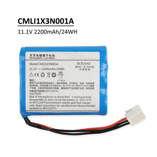 [CMLI1X3N001A][18650] Universal 2200mAh 11.1V Rechargeable Li-Ion Lithium Polymer Battery - Polar Tech Australia