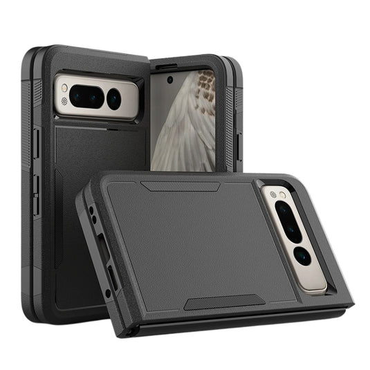 Google Pixel Fold - Adventurer Commuter Heavy Duty Drop Proof Tough Hybrid Case