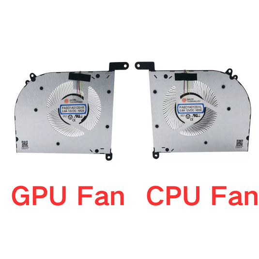 MSI 1831 Stealth 18 HX AI A2XW Series - Laptop CPU & GPU Cooling Fan Cooler